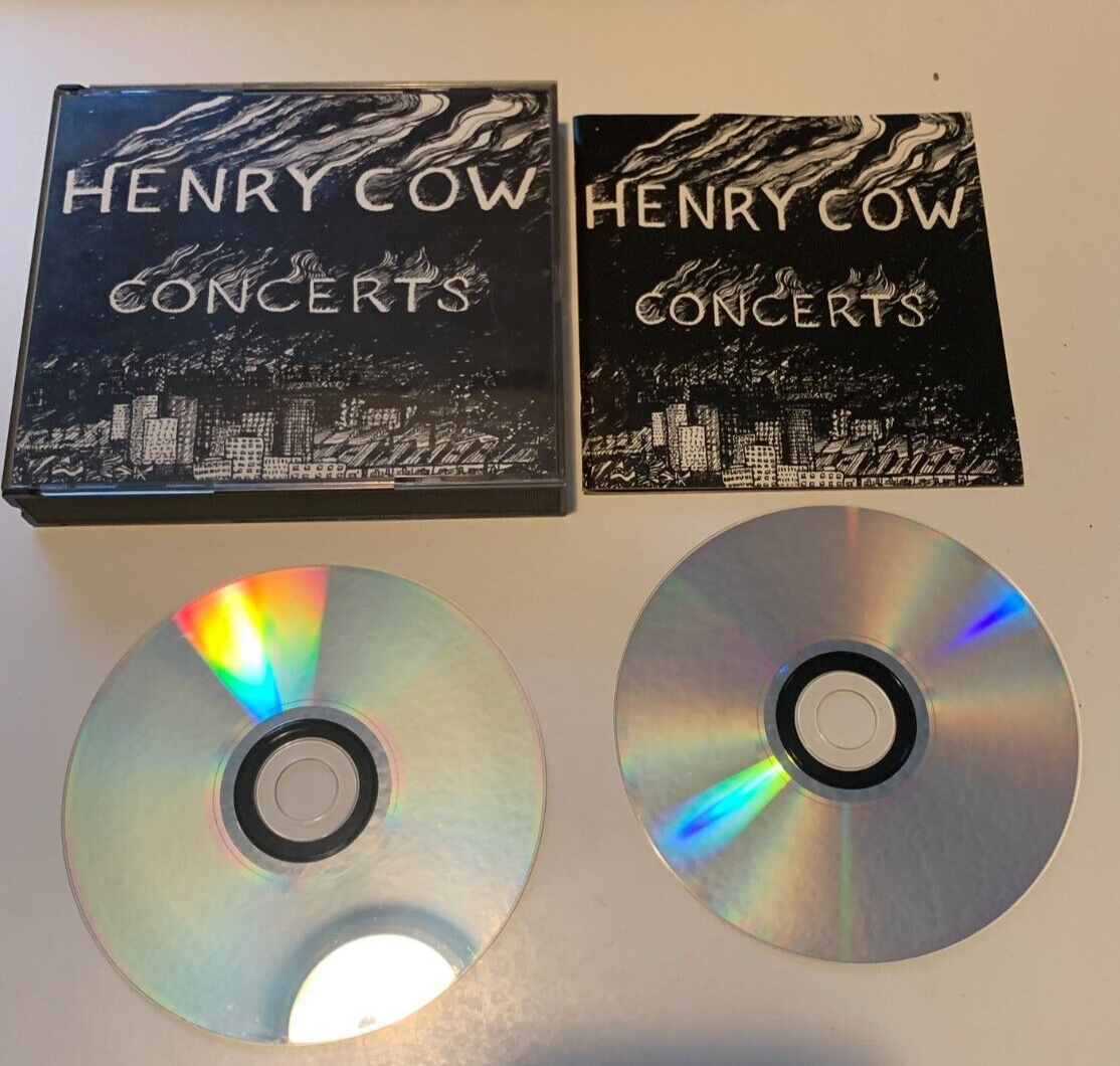 HENRY COW - Concerts - 2 CD - Live - LIKE NEW CONDITION HENRY COW - Concerts - 2 CD - Live - LIKE NEW CONDITION