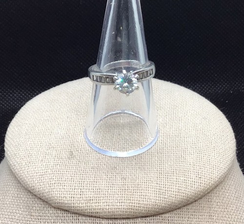Sterling Silver 925 Cz Stone Ring Sz 7.75 V925 | eBay