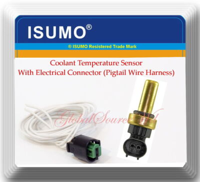 Coolant Temperature Sensor W/Connector Fits: Chevrolet  Aveo Aveo5 Pontiac G3
