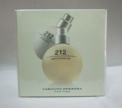 212 Set By Carolina Herrera: Body Lotion + Shower Gel 1.7 Fl