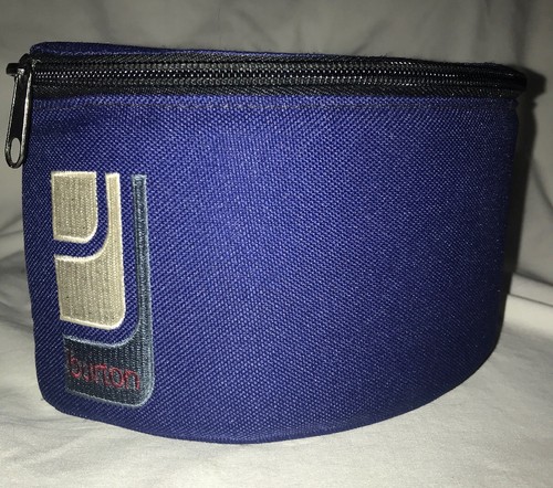 Burton Zippered Goggle Storage Carrying Case Blue