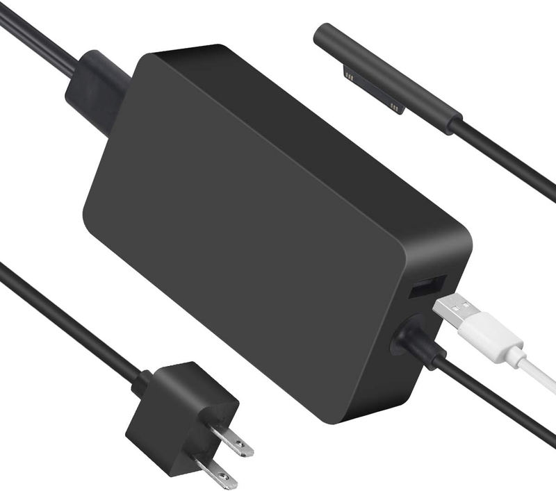 65W 44W Surface Pro Charger Fit for Microsoft Surface Pro 9 8 7+ 7 6 5 4 3 X, Su