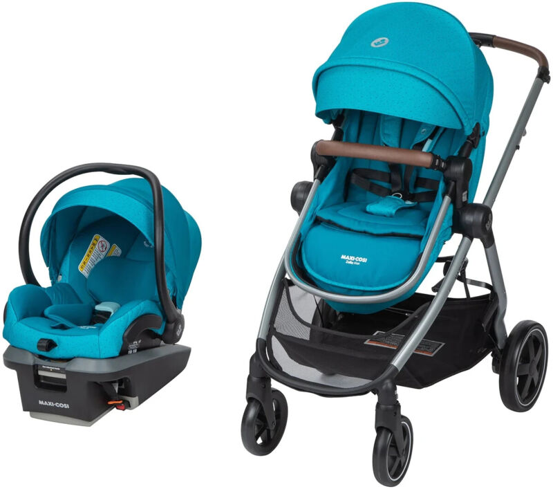 Maxi Cosi Zelia Max Travel System Stollers With Mico XP ( Tetra Teal)