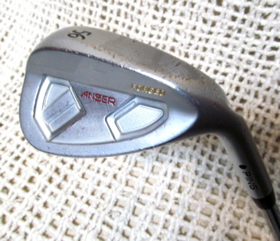 Ping ANSER 56* Degree Sand Wedge Black Dot 35.5'' RH ~ Wedge Flex Steel Shaft