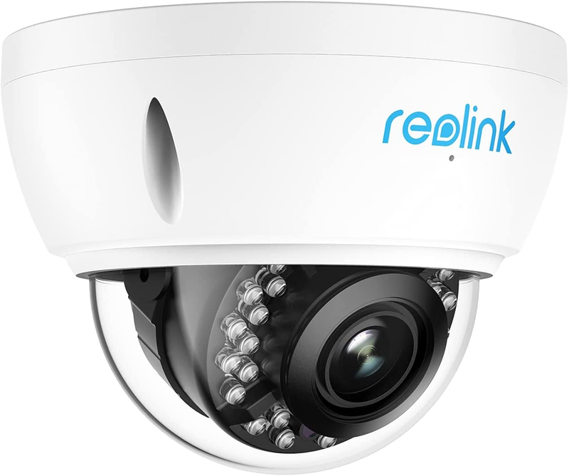 REOLINK 4K Poe Home Security Camera, 4K Dome IP Camera with 105° Fov, 2.8Mm Lens