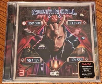EMINEM ''CURTAIN CALL 2'' BRAND NEW ORIGINAL 2022 USA DOUBLE CD ALBUM (EXPLICIT)