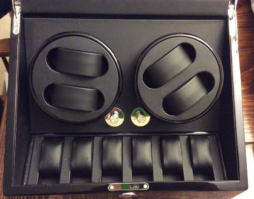 TRIPLE TREE Watch Winder For Automatic Watches HOLDS 10 WATCH