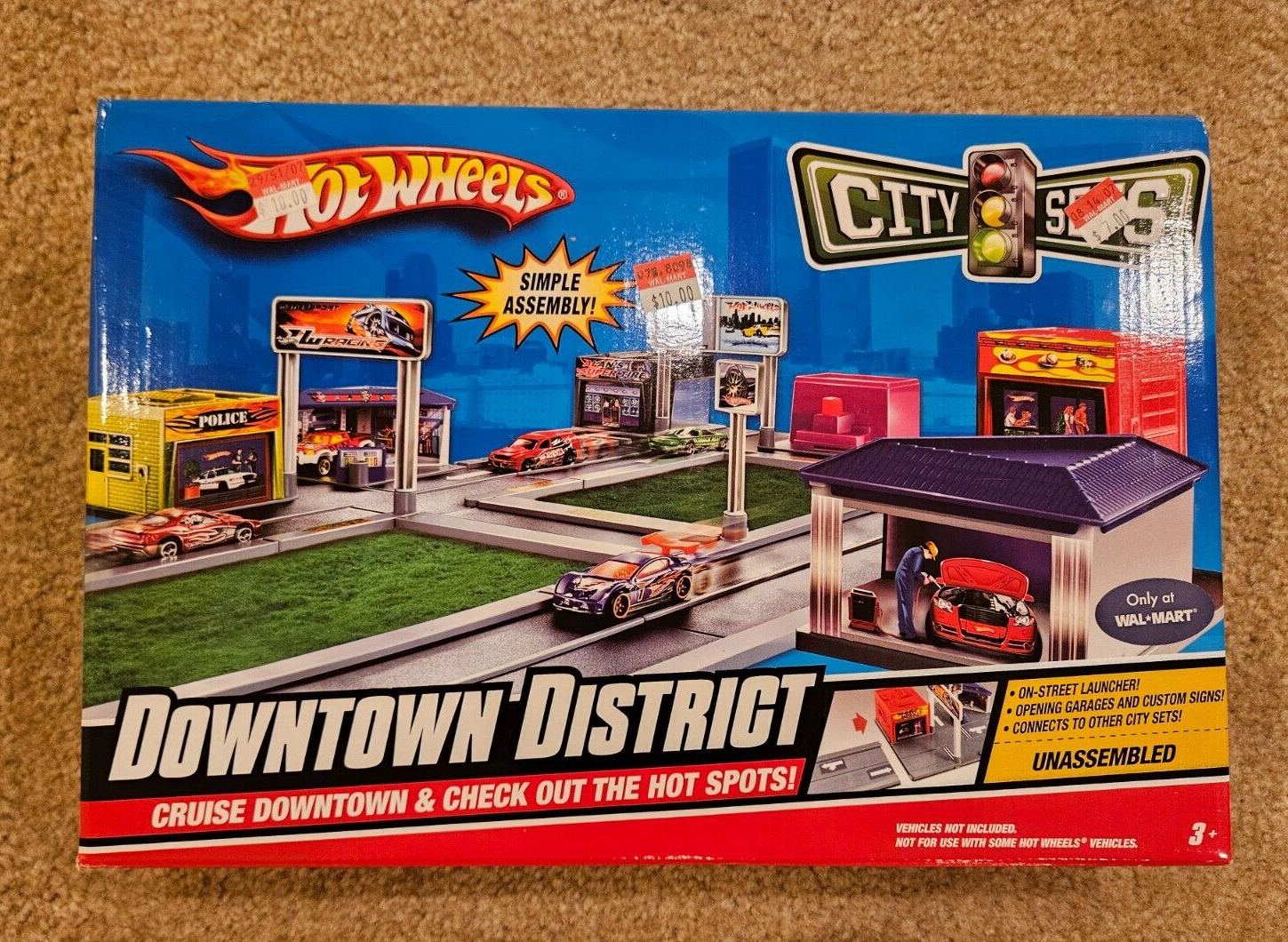 Hot Wheels City Sets Downtown District Playset NEW | eBay