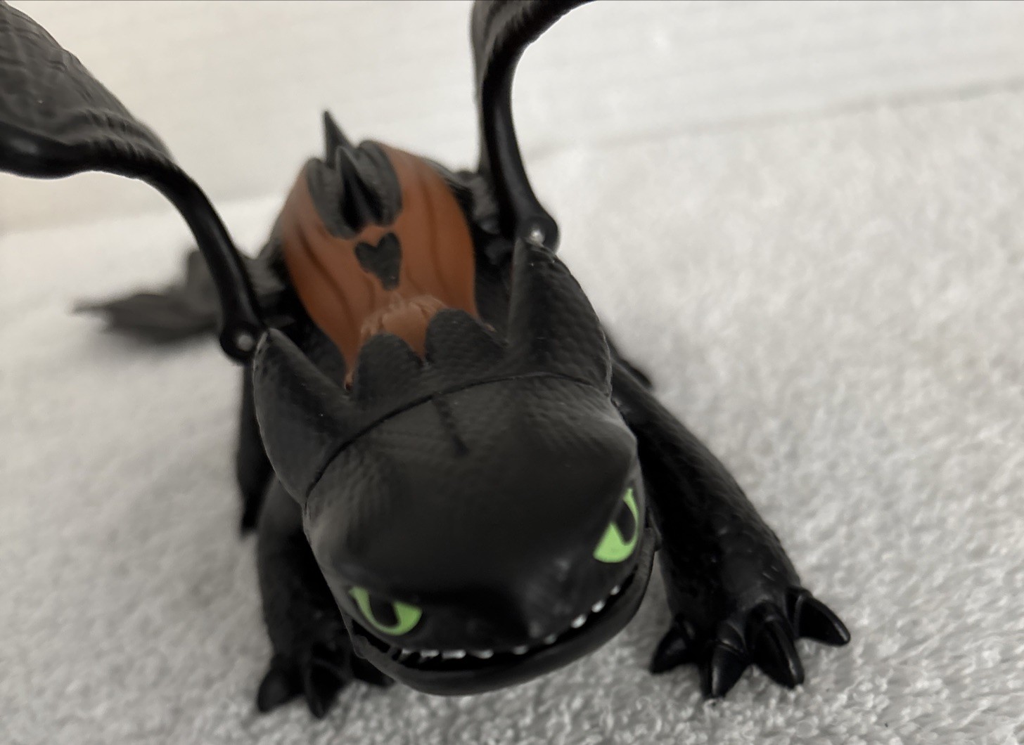 HOW TO TRAIN YOUR DRAGON FIGURE With Moveable Mouth & Wings Excellent Condition