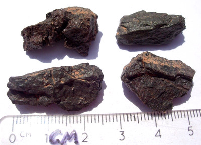 21.16 grams all 4 Canyon Diablo Meteor oxide Crater OXIDITE Meteorites as found