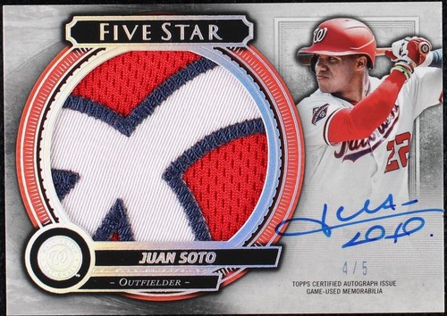 2021 Topps Five Star - Juan Soto #FSJP-JS
