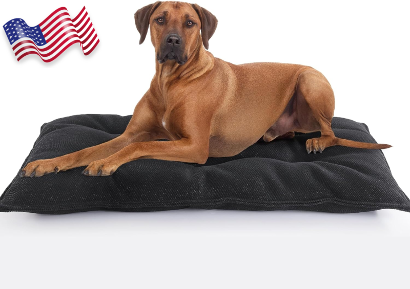 S Chew Proof Dog Crate Pad,durable Dog Bed For Aggressive