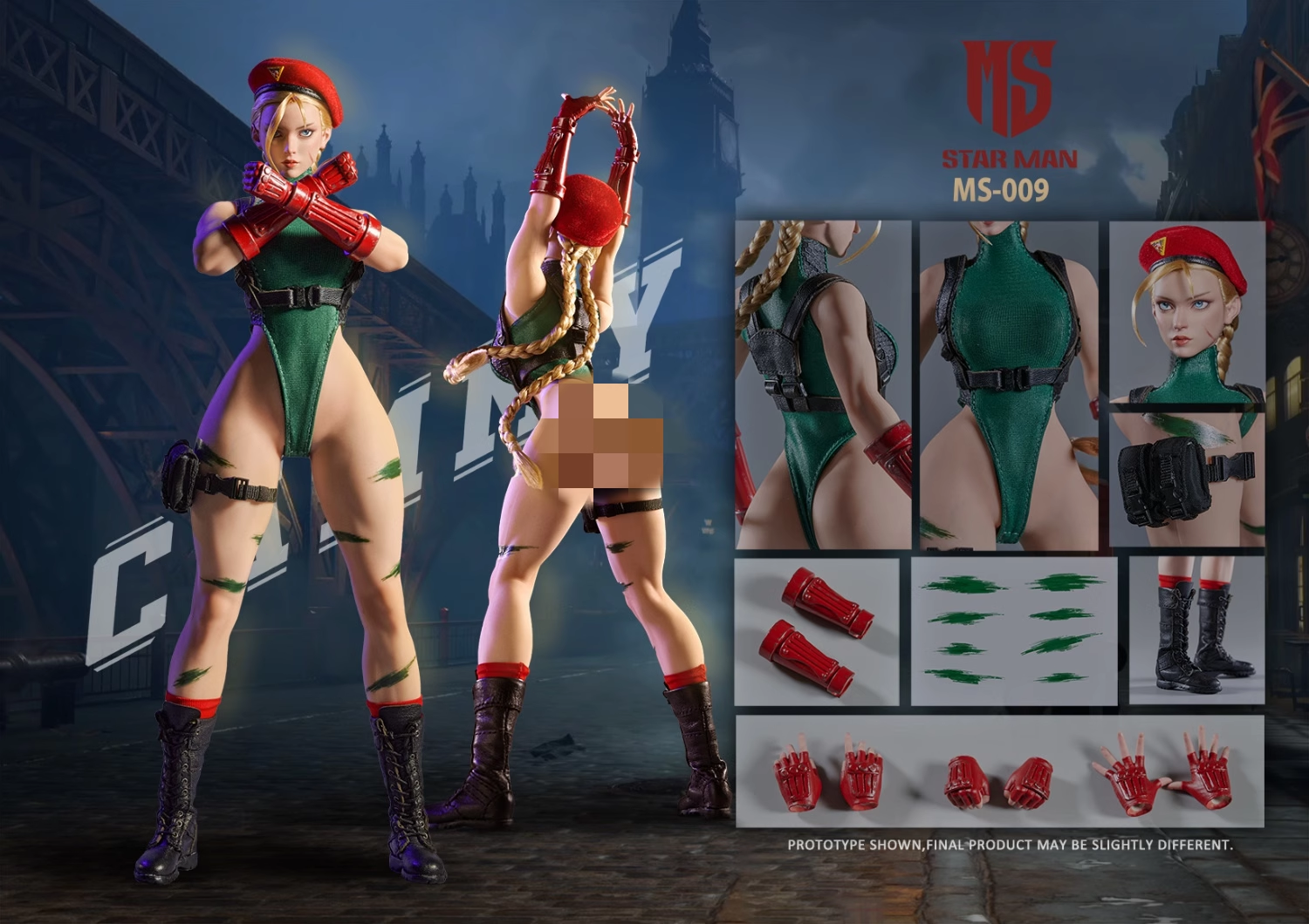 STAR MAN Toys MS-009 1/6 Street Fighter Girl Cammy Action