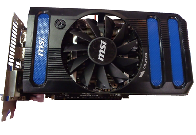 MSI GeForce GTX 650Ti 1GB DDR5 GPU Graphics Card N650TI 1GD5 OC
