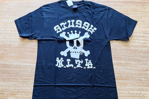 トップス STUSSY LONDON TEE NEW Stussy London T-shirt Short Sleeve Navy Blue Authentic
