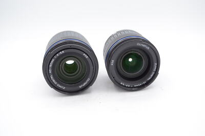 Lot of (2) Olympus Zuiko Digital Lens 14-42mm and 40-150mm Without Caps/Hoods