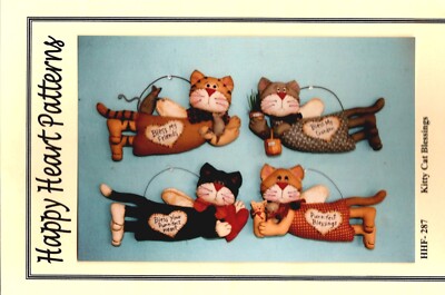 Kitty Cat Blessings Dolls Craft Pattern by Happy Heart Patterns HHF287