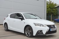 2018 Lexus CT 200h 1.8 F-Sport 5dr CVT HATCHBACK Petrol/Electric Hybrid Automati