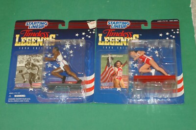 Starting Lineup 1996 Timeless Legends Jesse Owens Florence Griffith Joyner lot