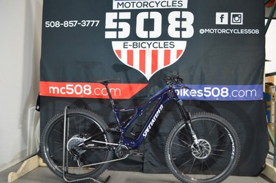 blue electric bike