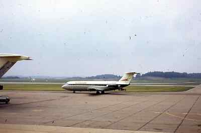 ALLEGHENY AIRLINES BAC-111 Jet Acron Canton Airport Retro Picture Photo 4x6