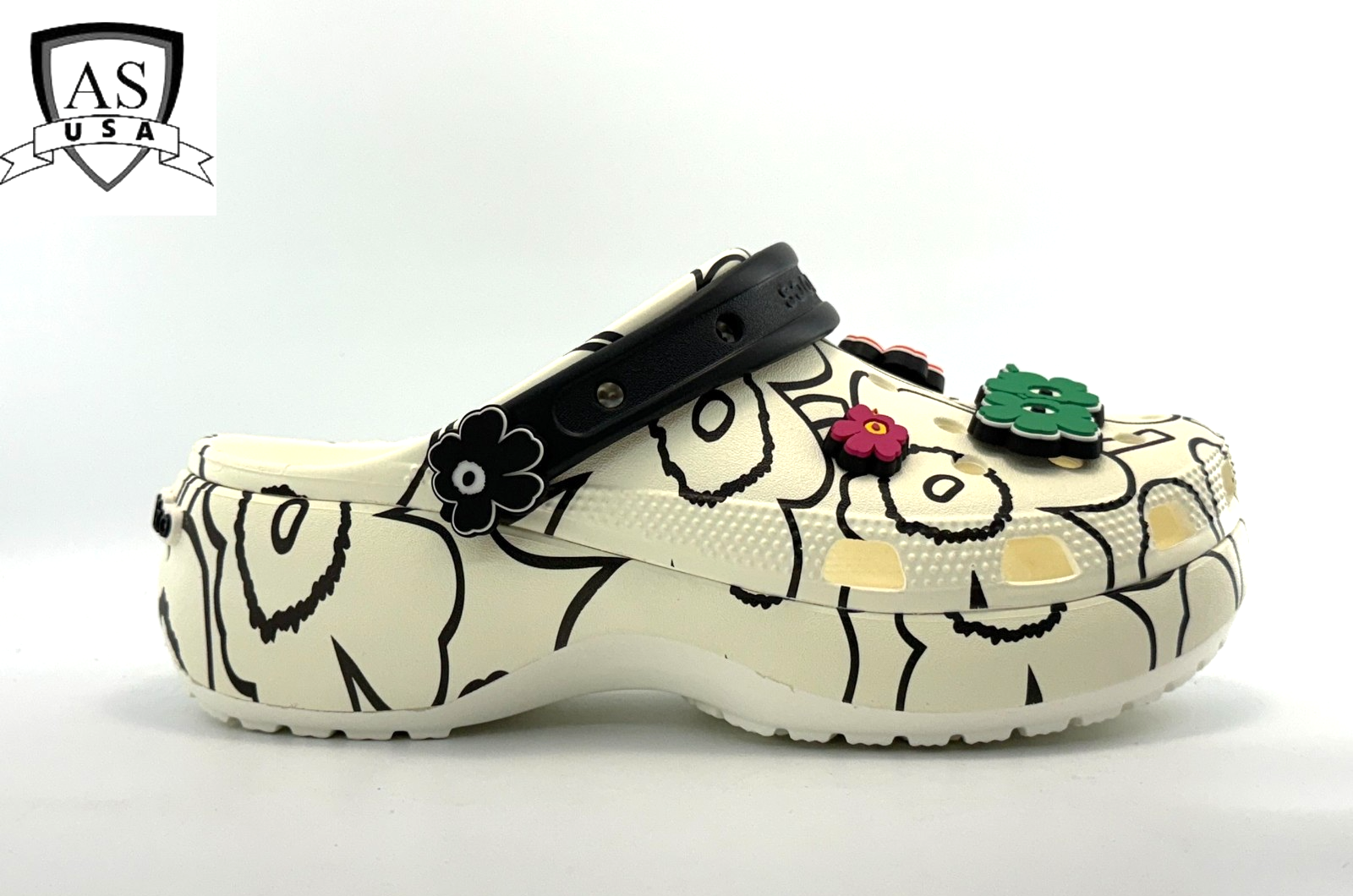 Crocs Marimekko Classic Platform Clog Women's size 9, New