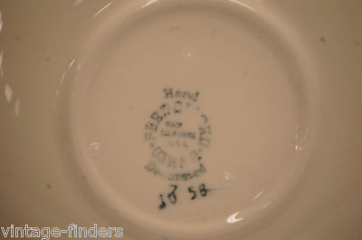 Old Vintage Apple by Franciscan Saucer American Backstamp