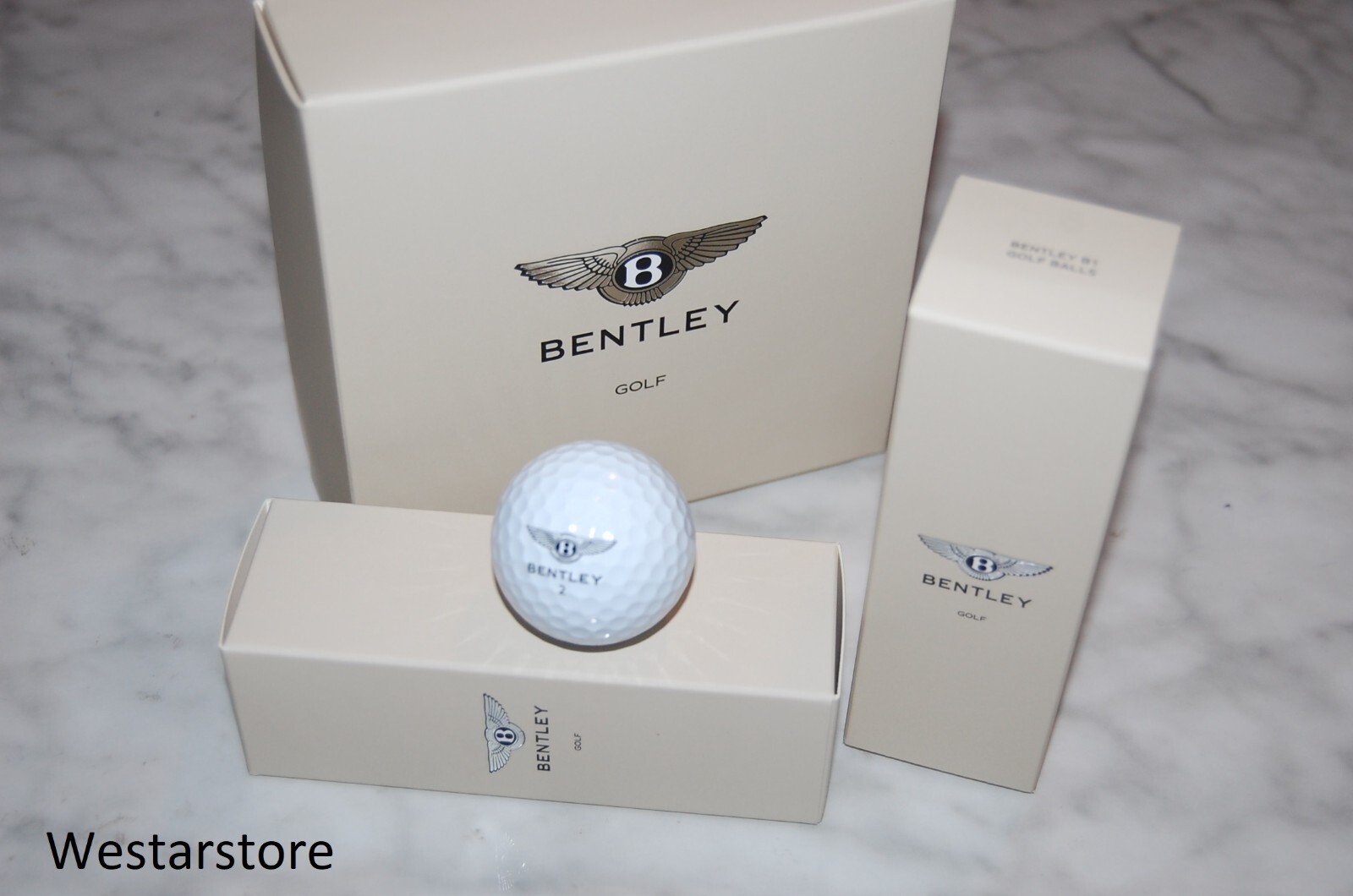 Amazon | Bentley 9ボールパック ゴルフボール 9個 ホワイト