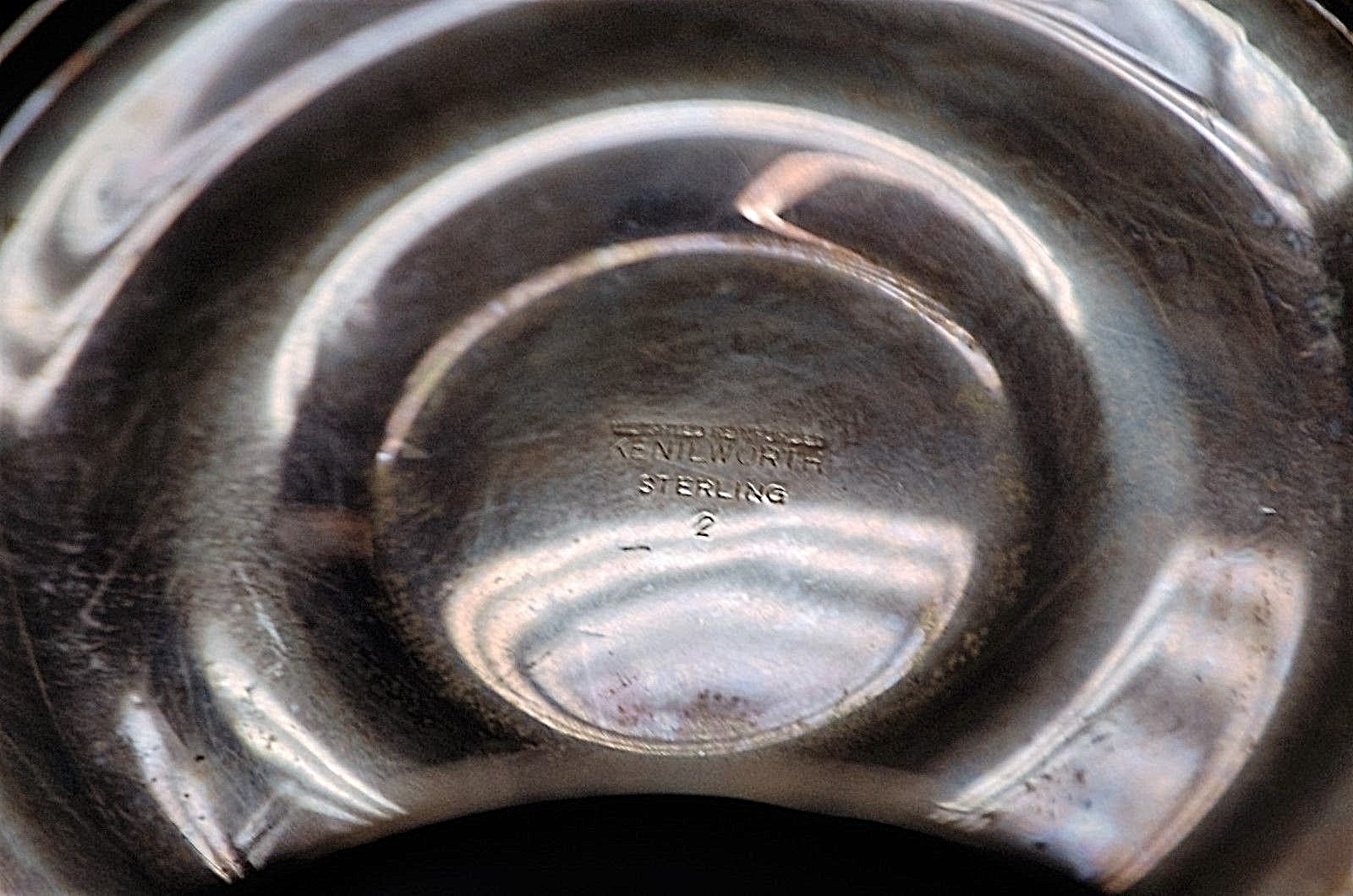 Old Vintage Kenilworth Sterling Silver Candlestick Holders .925 Weighted MCM