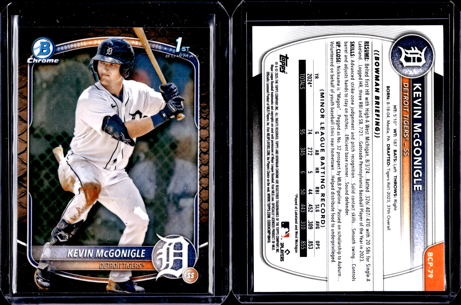 2018 bowman Brandon marsh auto リフ PSA9 2018 bowman Brandon