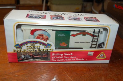 New Bright G Scale Coal Creek Express rolling stock box Car with box 1990 #3799