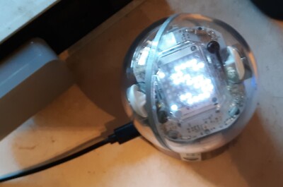 Sphero Bolt Robot #K002 with Charge Base, Cable, Power Adapter & Storage Case+.