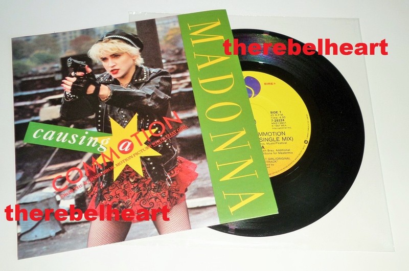MADONNA Causing A Commotion 1987 Australian 7" Single - UNPLAYED