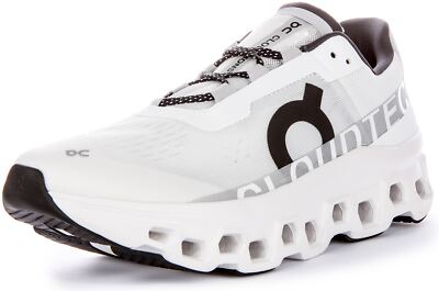 Pre-owned On Running Cloudmster Icic Cloudtec Mens Sneaker White Black Us 6 - 13