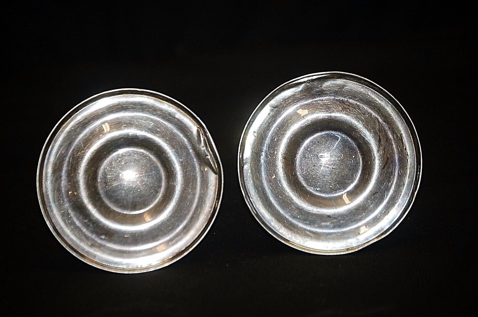 Old Vintage Kenilworth Sterling Silver Candlestick Holders .925 Weighted MCM