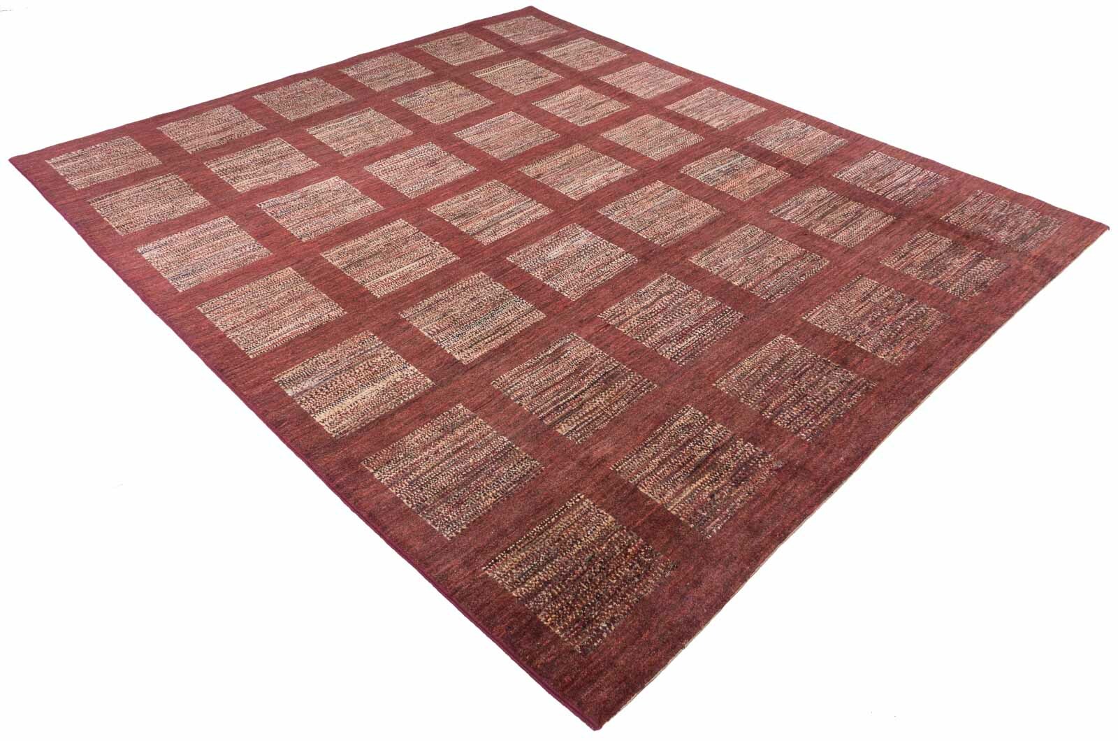 Moderner Afghan Chobi-Ziegler 283x243cm Orientteppich Handgeknüpft