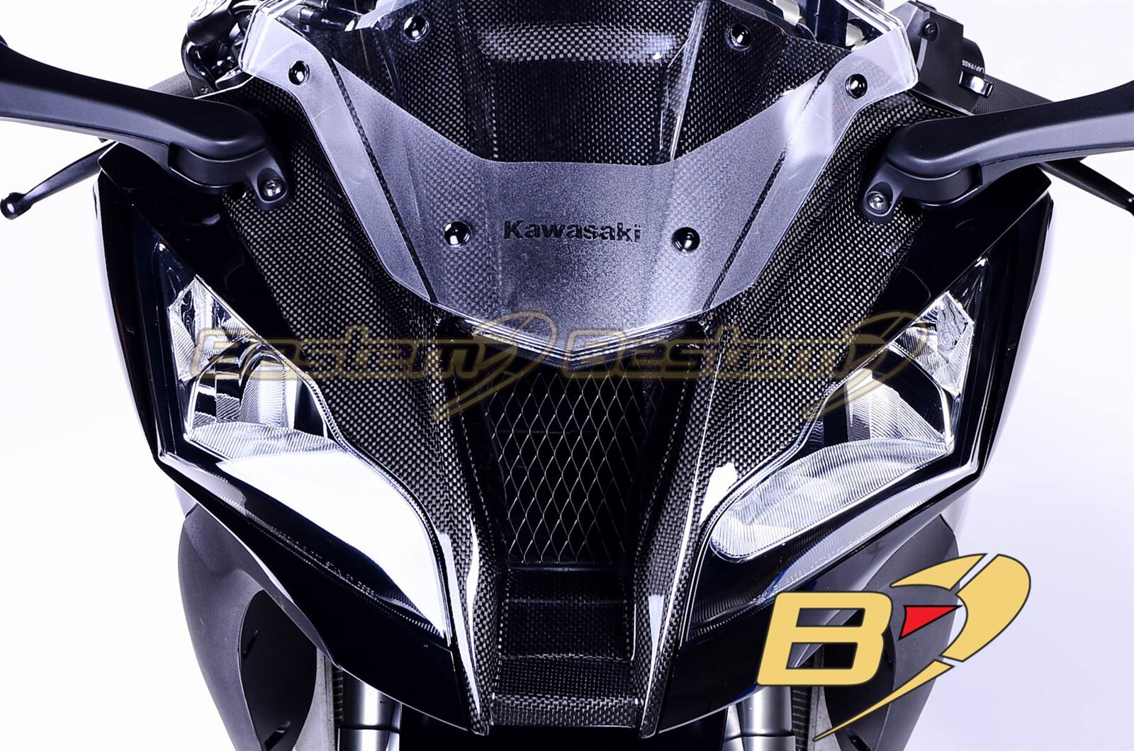 2011-2015 ZX-10R Carbon Fiber Front Center Nose Cover