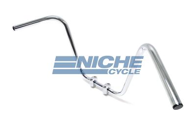 1" Steel Harley 14" Hi-Boy Custom Cruiser Motorcycle Handlebars Dimpled Chrome
