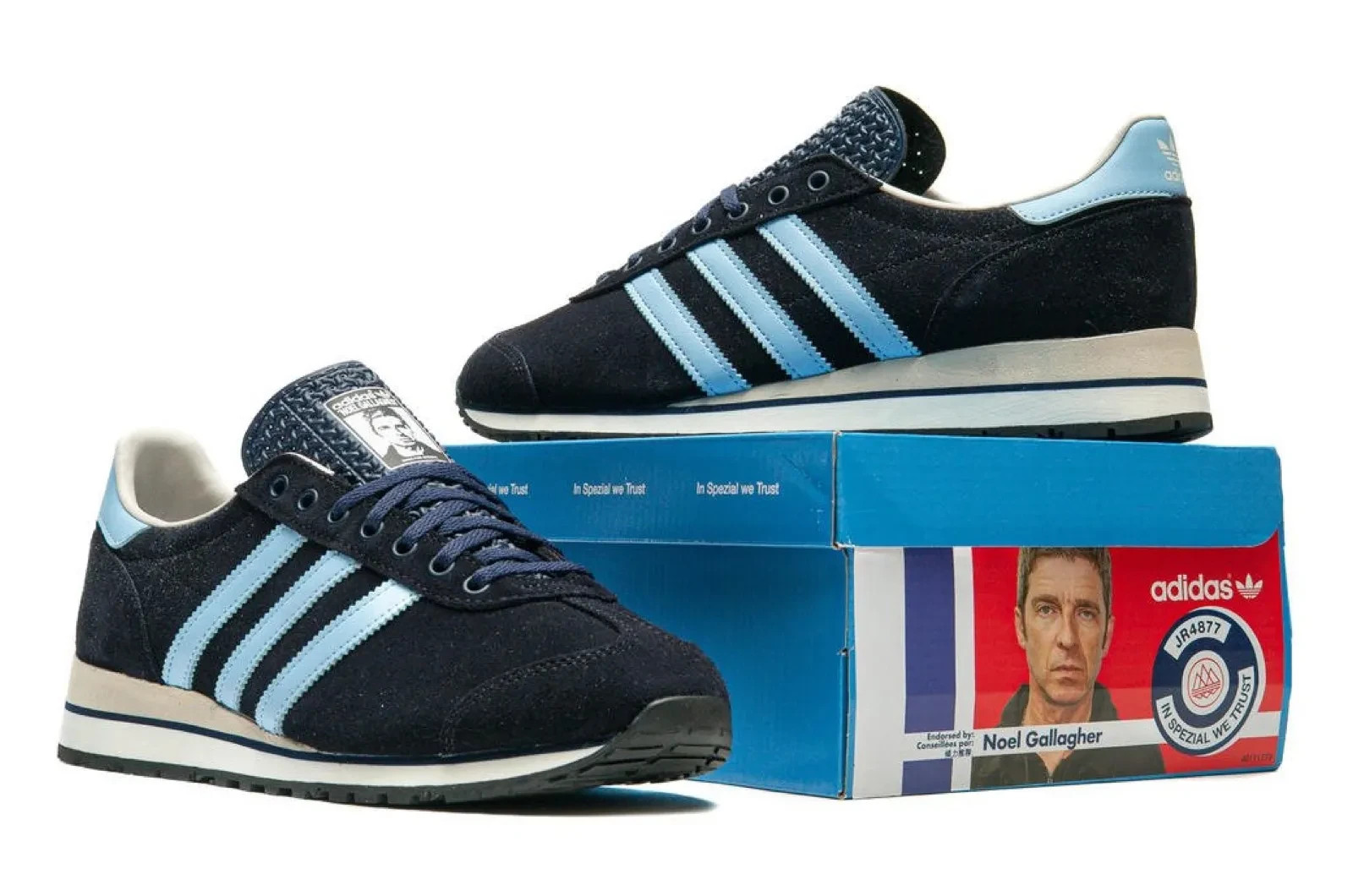 Oasis Noel Gallagher × adidas SPZL 28 Oasis x adidas Marathon SPZL Noel Gallagher Night Navy US 13