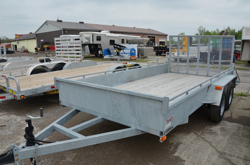 2021 Advantage 14' Galvanized Landscape Trailer Cargo & Utility