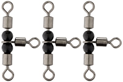Thundermist Lure Company T-Turn 3-Way Swivel Tangle Free Tackle Equipment