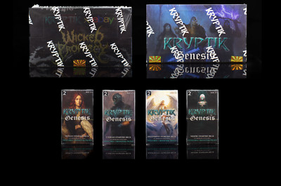 Sealed Kryptik 2x Booster Box 4x Starter Bundle Wicked Prophecy Genesis Wave 2