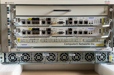 Cisco ASR-9904-AC 2X A9K-RSP880-SE A99-8X100GE-SE, 880 Gbps/slot 8x 100GE ports