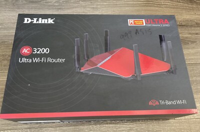 D-Link AC3200 Ultra Tri-Band Wi-Fi Router 6 High Performance Beamforming