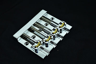 Brand new 4 string Hipshot KICKASS chrome bass bridge