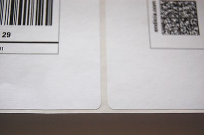 Round Corner-Shipping Labels-Made in USA-Self Adhesive-USPS UPS FED-8.5x11 