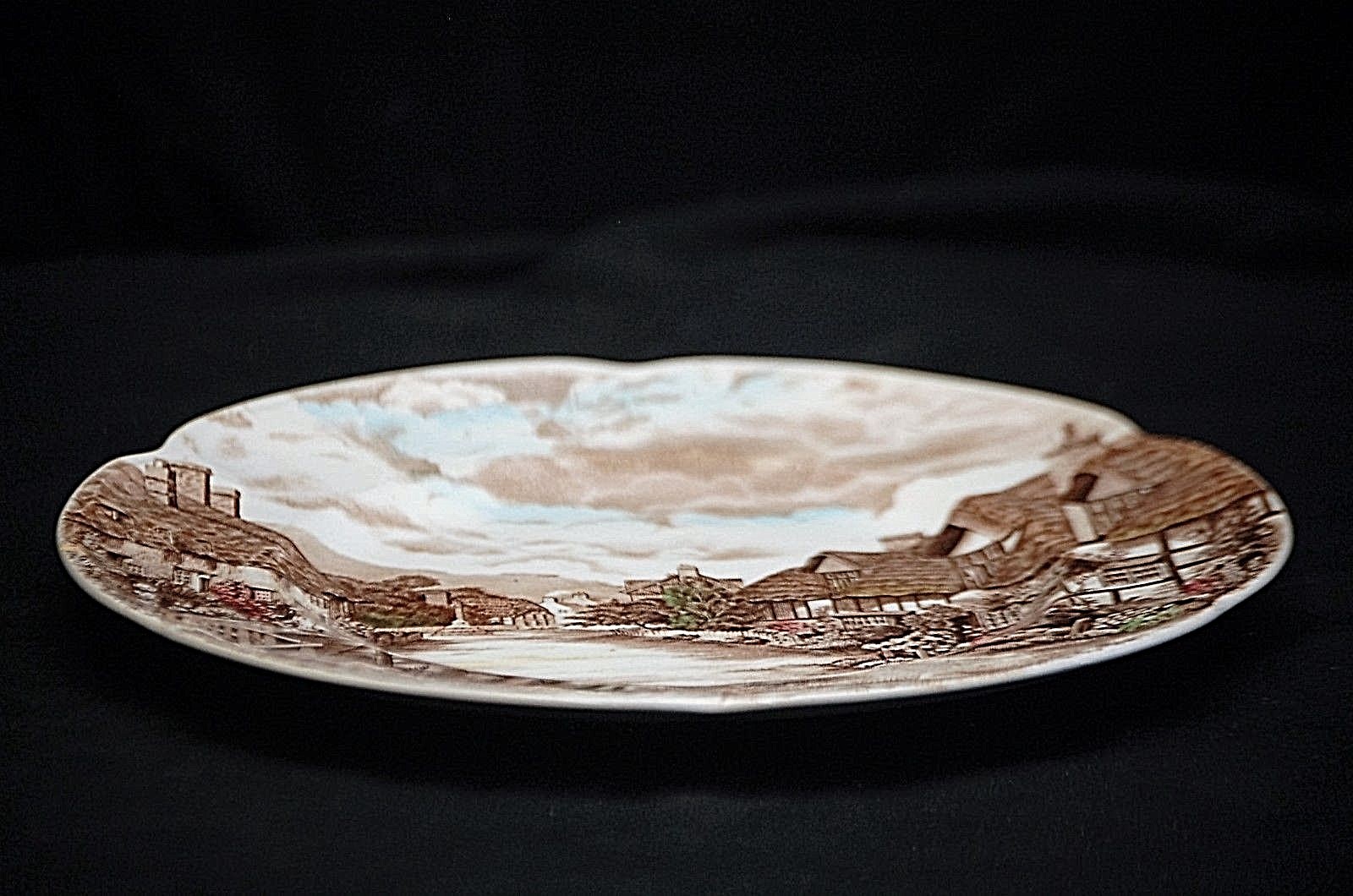 Vintage Olde English Countryside Dinner Plate Multi Color Johnson Bros. England