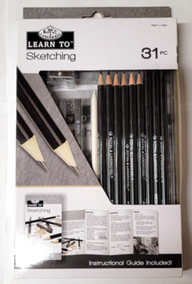 Royal Langenickel Learn To Sketching 31Pc Set