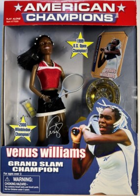 2000 American Champions Venus Williams 12'' Doll, Play Along #77000 NIB
