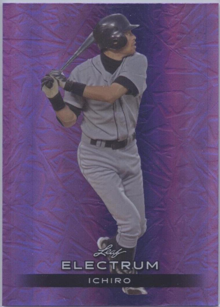 2024 Leaf Electrum - Ichiro Suzuki #35 Purple /49 for sale online | eBay